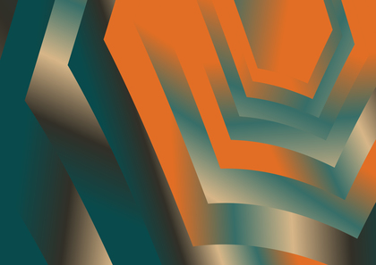 Abstract Blue Orange and Brown Gradient Background