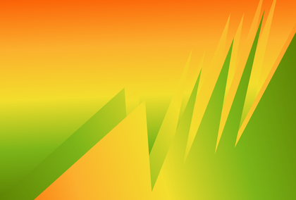 Abstract Orange Yellow and Green Gradient Background
