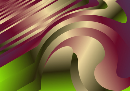Abstract Pink Green and Yellow Gradient Background