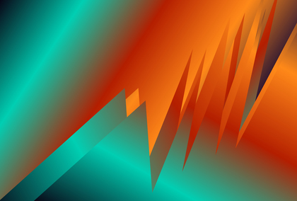 Abstract Red Orange and Blue Gradient Background Vector Art