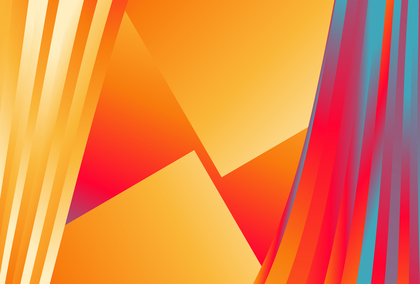 Abstract Red Orange and Blue Gradient Background Vector