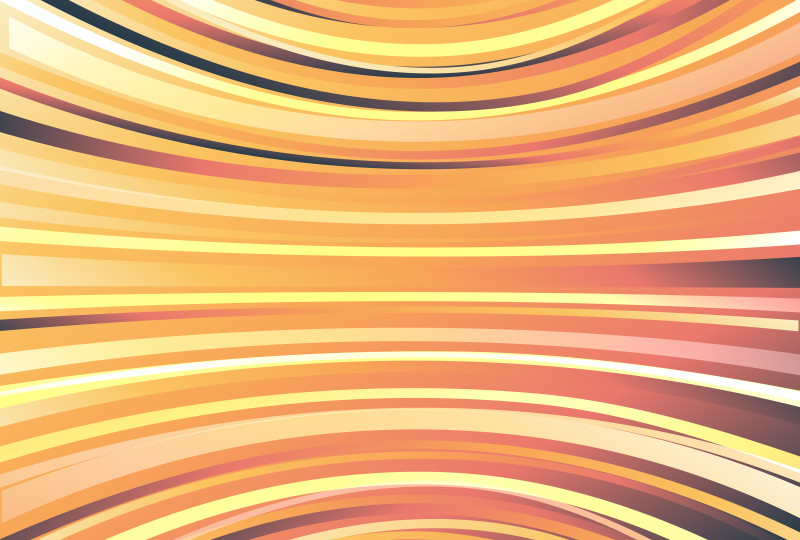 Abstract Red and Orange Curved Stripes Background Image