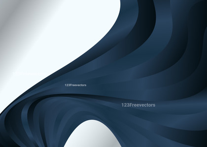 Dark Blue Wave Background Vector Graphic