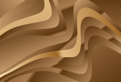 Abstract Brown Gradient Wave Background Vector Image