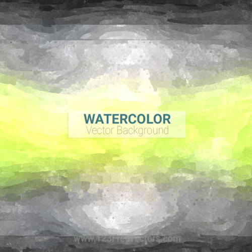 Dark Grey and Green Watercolor Background