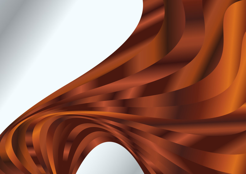 Wavy Dark Orange Gradient Background