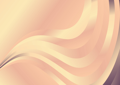 Pastel Orange Gradient Wave Background