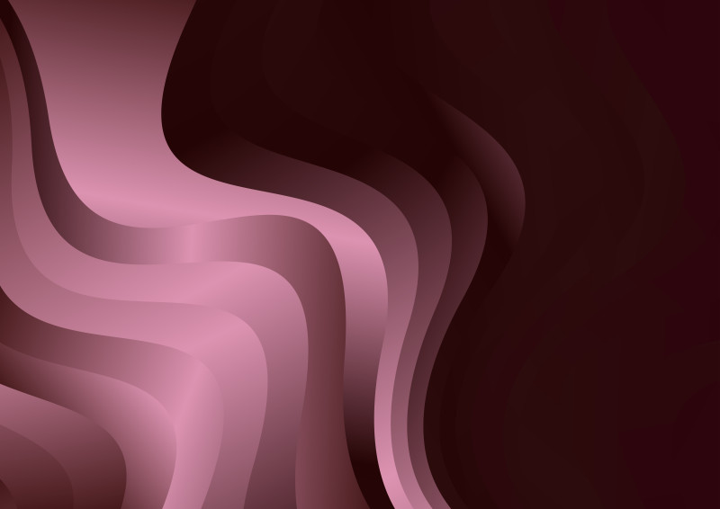 Dark Red Gradient Wavy Background