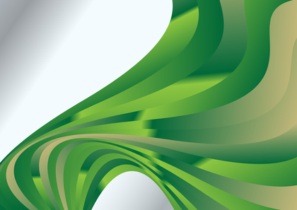 Wavy Brown and Green Gradient Background Vector Art