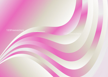 Abstract Pink and Beige Gradient Wavy Background