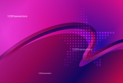 Wavy Pink and Blue Gradient Background Illustration