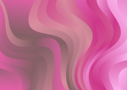 Abstract Wavy Pink and Brown Gradient Background