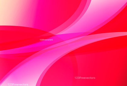 Abstract Pink and Red Gradient Wave Background