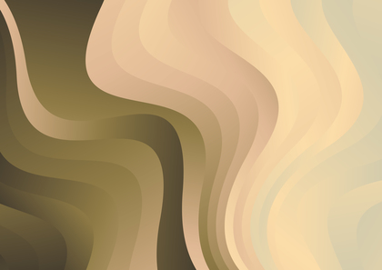 Wavy Yellow and Brown Gradient Background