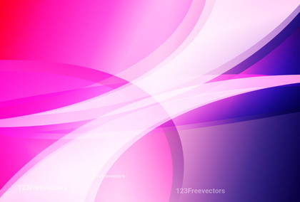 Abstract Wavy Pink Blue and White Gradient Background