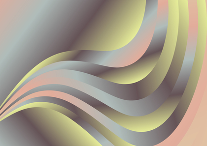 Abstract Wavy Grey Red and Yellow Gradient Background Illustrator