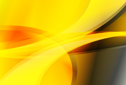 Wavy Orange Yellow and Grey Gradient Background Vector