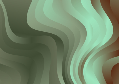 Abstract Wavy Red Green and Blue Gradient Background Vector Art