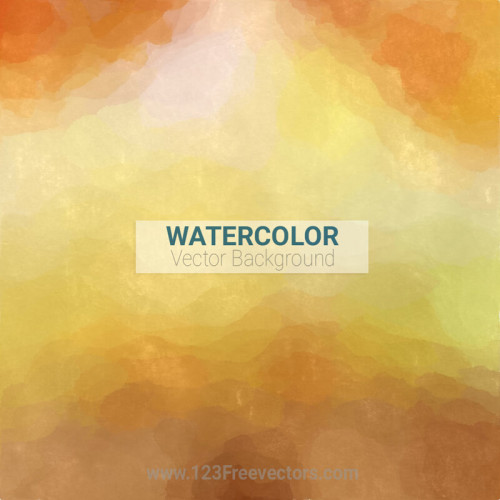 Orange Watercolor