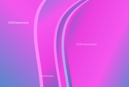 Pink and Blue Gradient Vertical Wave Background Template