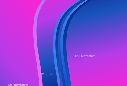 Pink and Blue Gradient Vertical Wave Background