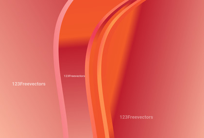 Abstract Red and Orange Gradient Vertical Wave Background