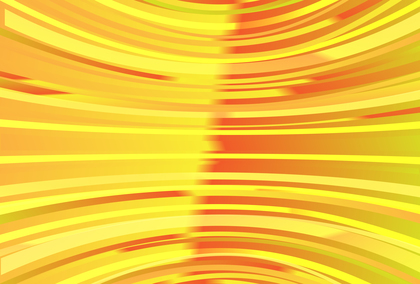 Orange and Yellow Abstract Curved Stripes Gradient Background Vector Eps