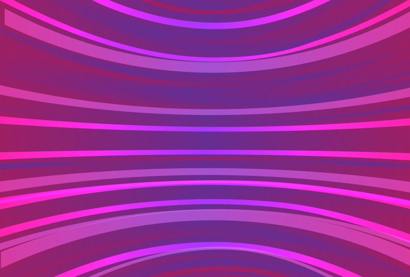 Pink and Blue Gradient Curved Stripes Background Design