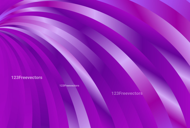 Pink and Purple Abstract Gradient Curved Stripes Background Illustrator