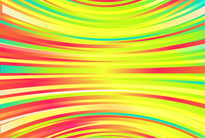 Red Yellow and Blue Curved Stripes Gradient Background Vector Image