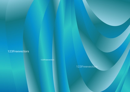 Blue Gradient Curved Background