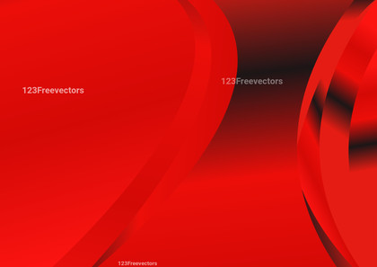 Cool Red Abstract Gradient Curved Background