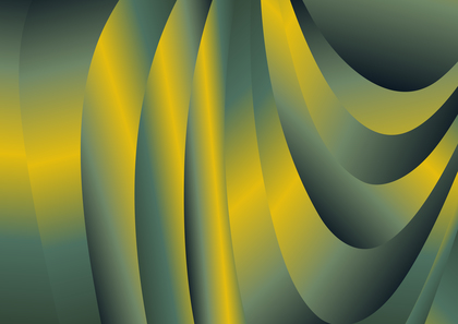 Green and Yellow Abstract Gradient Curve Background Graphic