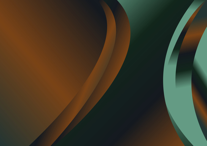 Green Brown and Black Abstract Gradient Curve Background