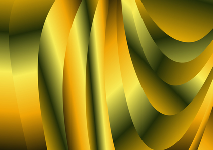Orange Yellow and Green Abstract Gradient Curved Background