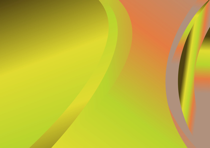 Abstract Orange Yellow and Green Gradient Curve Background