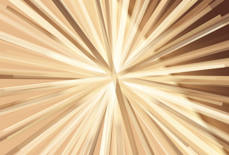 Abstract Brown Sunburst Background Vector Image