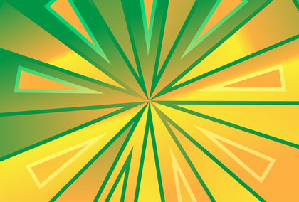 Orange Yellow and Green Gradient Rays Background Image
