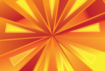 Red Orange and Yellow Gradient Radial Sunburst Background Graphic