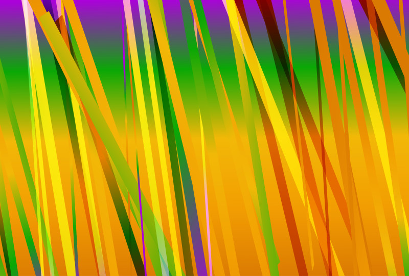 Green Orange and Pink Gradient Diagonal Lines and Stripes Background