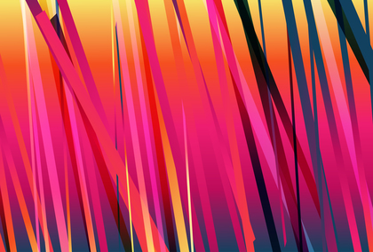 Pink Blue and Orange Gradient Random Diagonal Lines and Stripes Background