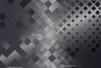 Abstract Dark Grey Gradient Square Pixel Mosaic Background Vector