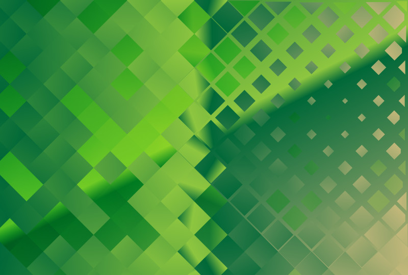 Abstract Brown and Green Gradient Square Mosaic Background Illustrator