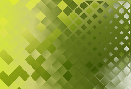 Abstract Green and Yellow Gradient Square Pixel Mosaic Background