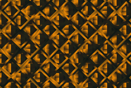 Abstract Geometric Orange and Black Background