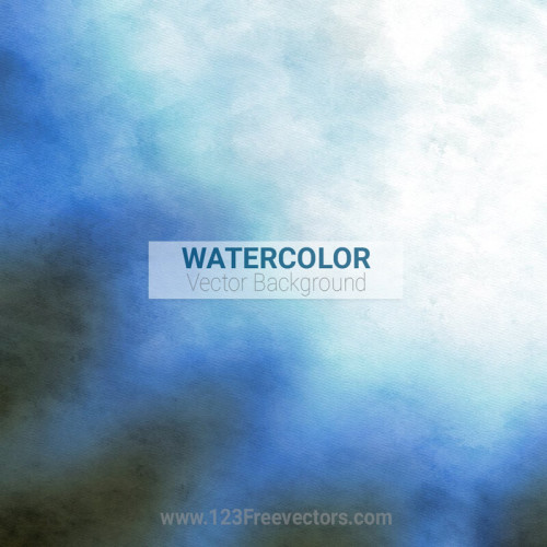 Dark Blue Watercolor Background Illustrator