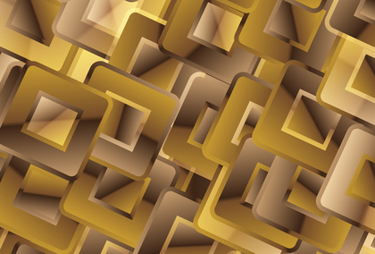 Brown and Gold Geometric Background