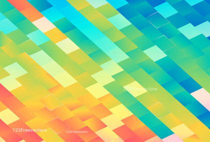 Abstract Geometric Pink Blue and Orange Background Vector Eps