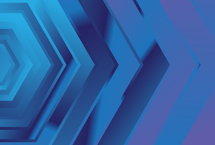 Geometric Shapes Blue Gradient Background Vector Image