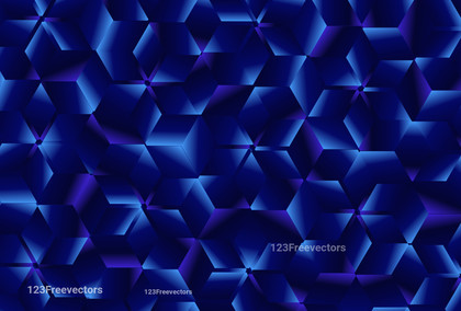 Abstract Dark Blue Gradient Geometric Background